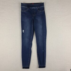 SPANX Jeans‎ Womens Small Skinny Jegging Pull On Dark Wash Blue